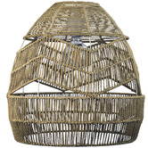 Zander Lighting Adkins Natural Paper String Rattan Pendant Shade