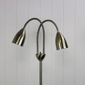 Zander Lighting Wheatley 2 Light Metal Floor Lamp