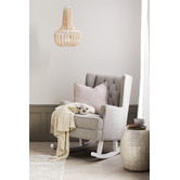 Zander Lighting Digby Natural Beaded Pendant Light