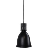 Zander Lighting Black Gilliam Metal Pendant Light