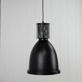 Zander Lighting Black Gilliam Metal Pendant Light