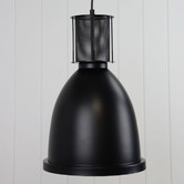 Zander Lighting Black Gilliam Metal Pendant Light