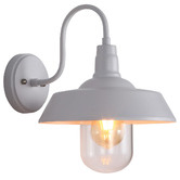 Zander Lighting Coulson Metal &amp; Glass Outdoor Wall Light