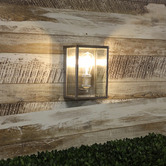 Zander Lighting Vance Metal &amp; Glass Outdoor Wall Light