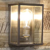 Zander Lighting Vance Metal &amp; Glass Outdoor Wall Light