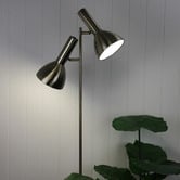 Zander Lighting Olbia Twin Metal Floor Lamp