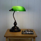 Zander Lighting 40cm Forio Bankers Desk Lamp with Switch