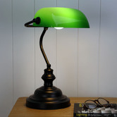 Zander Lighting 40cm Forio Bankers Desk Lamp with Switch
