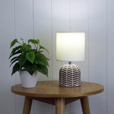Zander Lighting 26.5cm Gibson Ceramic Table Lamp