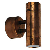Zander Lighting Copper Sora 2 Light Metal Wall Sconce