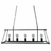 Zander Lighting Island 5 Light Pendant