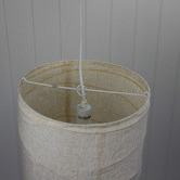 Zander Lighting Boheme Flax Linen Ceiling Light Shade