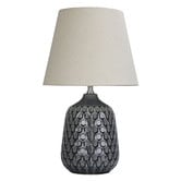 Zander Lighting Ember Ceramic &amp; Fabric Table Lamp