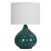 Zander Lighting Mackay Ceramic &amp; Fabric Table Lamp