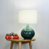 Zander Lighting Mackay Ceramic &amp; Fabric Table Lamp