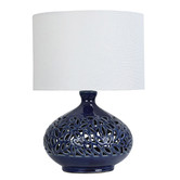 Zander Lighting Gilmore Ceramic &amp; Fabric Table Lamp
