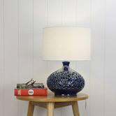 Zander Lighting Gilmore Ceramic &amp; Fabric Table Lamp
