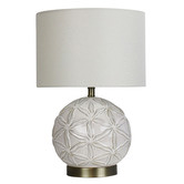 Zander Lighting Montello Ceramic &amp; Fabric Table Lamp