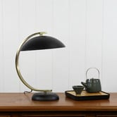 Zander Lighting Deken Black Metal Table Lamp
