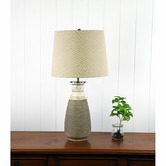 Zander Lighting Tillie Ceramic &amp; Fabric Table Lamp