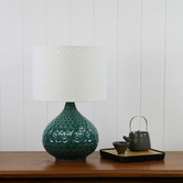 Zander Lighting Mackay Ceramic &amp; Fabric Table Lamp