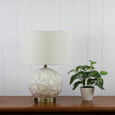 Zander Lighting Montello Ceramic &amp; Fabric Table Lamp