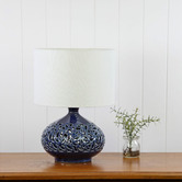 Zander Lighting Gilmore Ceramic &amp; Fabric Table Lamp