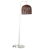 Zander Lighting Oze Steel &amp; Paper String Floor Lamp