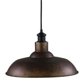 Zander Lighting Brown Slater Metal Ceiling Light Shade