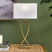 Zander Lighting 52cm Ferentino Steel Table Lamp