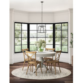 Zander Lighting Reuten 1 Light Steel Pendant