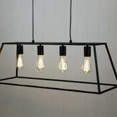 Zander Lighting Sykes 4 Light Metal Pendant