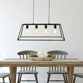 Zander Lighting Sykes 4 Light Metal Pendant