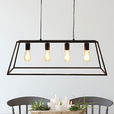 Zander Lighting Sykes 4 Light Metal Pendant