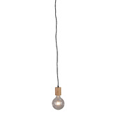 Zander Lighting Terrence Rubberwood Suspension Cord Pendant Light