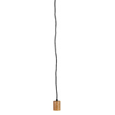 Zander Lighting Terrence Rubberwood Suspension Cord Pendant Light