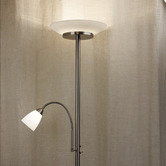 Zander Lighting Tuz Steel &amp; Glass Floor Lamp