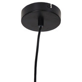 Zander Lighting Salween Steel &amp; reeded Glass Pendant Light