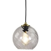 Zander Lighting Lagan Steel &amp; Glass Pendant Light