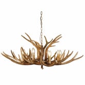 Zander Lighting Tucker Antler Polyresin 8 Light Pendant