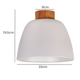 Zander Lighting Myles Batten Fix Ceiling Light