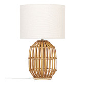 Zander Lighting 49.5cm Tegal Bamboo Table Lamp