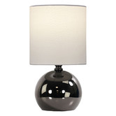 Zander Lighting Venice Polished Gunmetal Touch Table Lamp