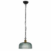 Zander Lighting Dimitri Dome Etched Glass Pendant Light