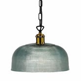 Zander Lighting Dimitri Dome Etched Glass Pendant Light
