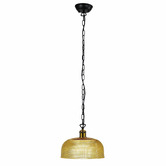 Zander Lighting Dimitri Dome Etched Glass Pendant Light