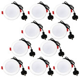 Zander Lighting Abold 90mm Cut Out LED 10W Recessed Downlight