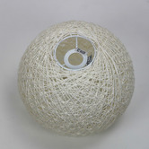 Zander Lighting White Narni Abaca Batten Fix Ceiling Light