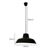 Zander Lighting Corleone Metal Pendant Light