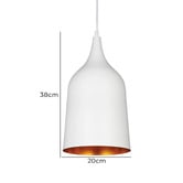Zander Lighting Tarquinia Teardrop Metal Pendant Light